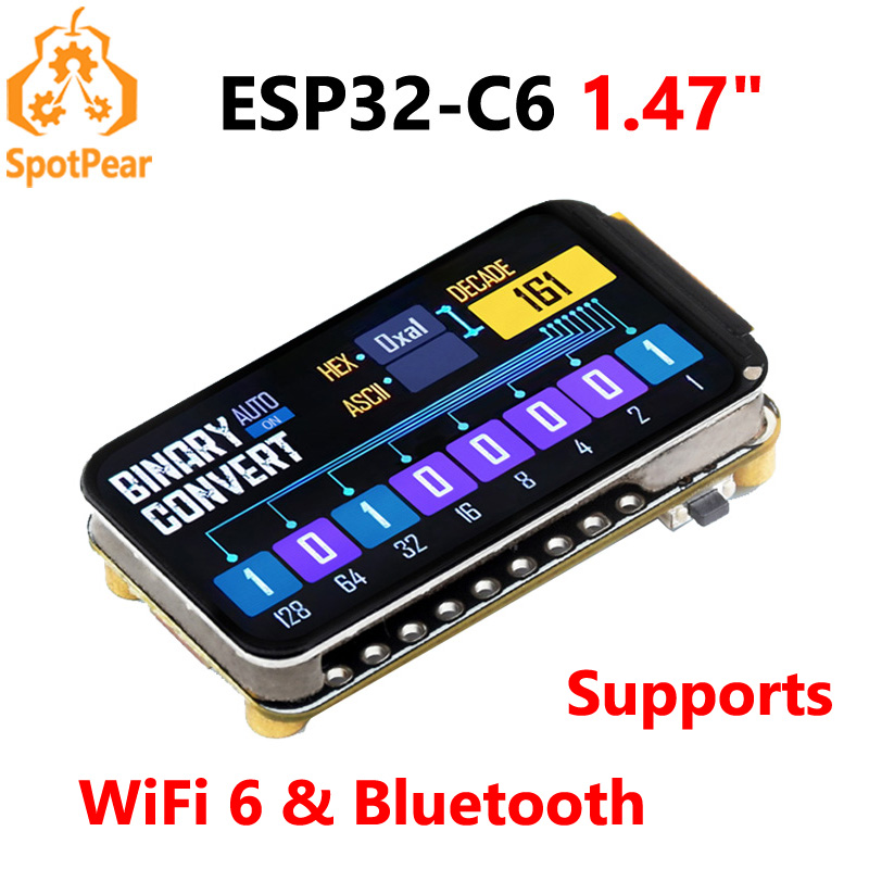 Display Epaper 2.9 - Waveshare ESP32-C6 1.47inch Display Development Board