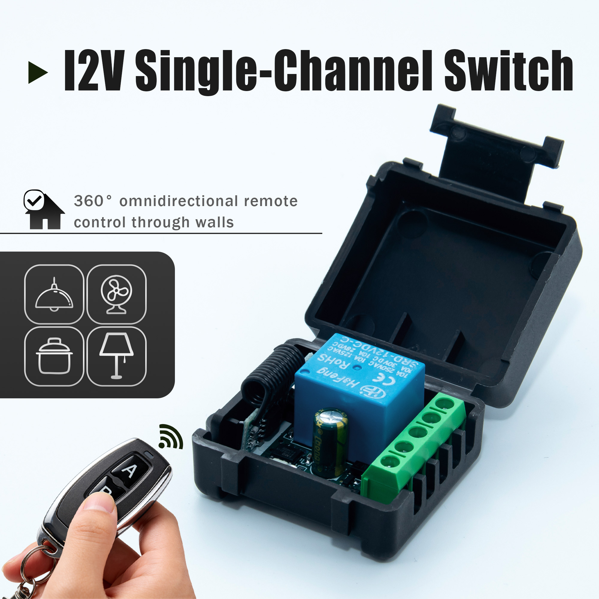DC 12V 433MHz Wireless Remote  - đánh giá và giá 433Mhz Receiver Module